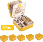 KElofoN Travel jewelry case Travel jewelry box Travel Jewelry Organizer Small Jewelry Organizer Box for Girls Women with Mirr
