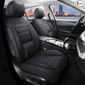 Car Seat Covers Full Set, 5Pcs Universal Leather Seat Covers for Cars, Waterproof Front and Rear Seat Covers Breathable Autom