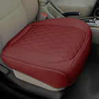1 Pack Leather Front Car Seat Cover Bottom Car Seat, Anti-Slip and Full Wrap Driver Car Seat Protectors, Luxury Waterproof Bo