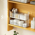 MORNITE 2-Tier Medicine Cabinet Shelves Organizer, Makeup Storage Holder Compartments, Shelf Trays for Bathroom Cabinet Wall,