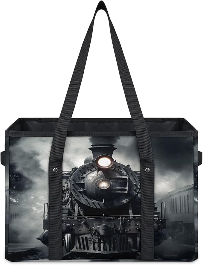 Reusable Grocery Bag Foldable Shopping Tote Bag with Handles Reusable Shopping Bags Large Kitchen Grocery Bags