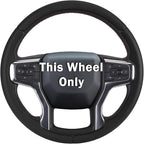 Steering Wheel Cover for Chevy Silverado 1500 2019-Present/ 2500 3500 2020-Present/Blazer 2019-Present (Gasoline Models)/ Suburban Tahoe 2021-2024, Car Steering Wheel Cover Accessories for Chevrolet