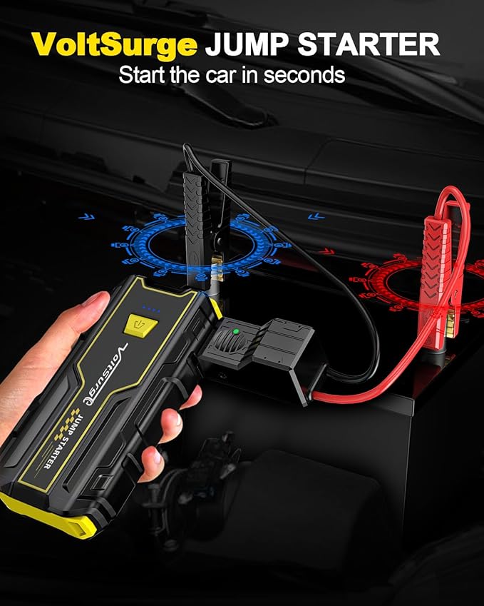 Car Jumper Starter 4000A Battery Jump Starter Portable (Engine Up to 7.0L Gas / 5.5L Diesel) 12V Car Battery Charger LED