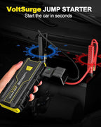 Car Jumper Starter 4000A Battery Jump Starter Portable (Engine Up to 7.0L Gas / 5.5L Diesel) 12V Car Battery Charger LED