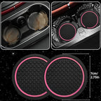 NBTEPEM 6 PCS Car Steering Wheel Cover Set, Microfiber Leather Steering Wheel Covers Universal 14.5-15 inch, Center Console C