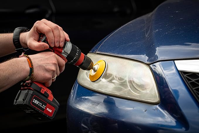 Glass Polish DIY Headlights Restoration and Polishing Kit – Permanent Headlight & Tail-Light Restoration, Restores As-New Con