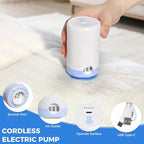 10 Pack Travel Vacuum Storage Bags with Cordless Electric Pump, Combo Rechargeable Space Saver Vacuum Seal Bags for Clothing 
