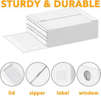 SpaceAid 12 Pack Bed Sheet Organizers and Storage, Foldable Sheet Organizer for Linen Closet, Sheets Set Folder Keeper with W