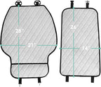 FH Group Car Seat Cushion – Neosupreme Single Front Seat Cover with Front Pockets, Airbag Compatible, Universal Fit Car Seat 