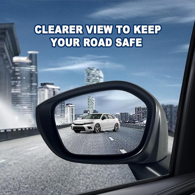 Left Driver side Mirror Fits 2022 2023 2024 2025 HONDA CIVIC Sedan/Hatchback With Power Glass, Manual Folding, Match to Crystal Black Pearl Replace HO1320350 (3 Pins)