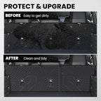 LASFIT Rear Seat Back Protector for Honda Passport 2026, All Weather TPE Pet Friendly Custom Fit Passport Second Row Back Seat Cover Mat Liner Accessories, Black