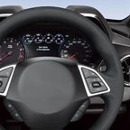 MEWANT Hand Sewn 3D Style Steering Wheel Cover Wrap for Chevrolet Camaro 2017-2022 Steering Wheel Accessories for Chevrolet Camaro 2017-2022