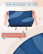 BAGSMART Compression Packing Cubes, 6 Set/4 Set/2 Set Travel Packing Cubes for Carry on Suitcases, Compression Suitcase Organ