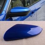 Blue Left Mirror Cap Cover For Honda Civic 2016 2017 2018 2019 2020 2021 Rearview Mirror Cap Replacement (Blue Left Side)