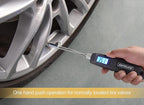 SAFELIFE Digital Tire Pressure Gauge, Heavy Duty Dual Head Stainless Steel Made Swivel Air Chuck Tire Pressure for Truck RV with Backlit LCD and Flashlight-230 PSI