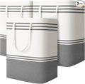 3 Pack Large Laundry Baskets, Laundry Hampers, Freestanding Waterproof Collapsible Clothes Bag with Extended & Reinforced Han