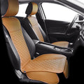 Elantrip 2PCs Front Car Seat Covers Leather Car Seat Protector Universal fit for Most Cars SUVs and Trucks Water Proof Seat P