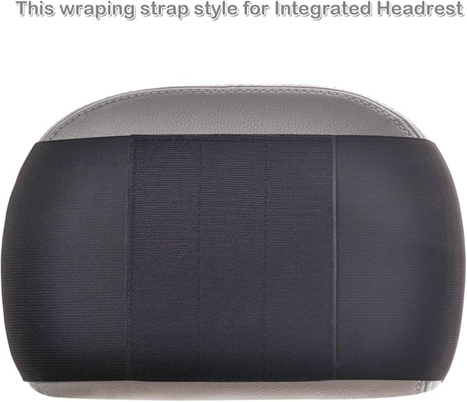 Universal Car Headrest Mount Holder with Angle-Adjustable Clamp - for Use with iPads, Galaxy Tablets and More