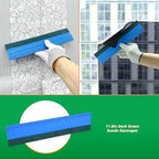 EHDIS Large Vinyl Squeegee Window Tint Tool 3PCS Big Size Felt Edge Wrap Scraper for Vinyl Graphic Decal Car Wrapping Applicator Wallpaper Smoothing (Blue)