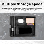 2PCS Center Console Organizer Compatible with 2023 2024 2025 2026 Honda Pilot/ 2026 Honda Passport Armrest Tray Insert Divider Slot Box Secondary ABS Plastic Material Interior Accessories
