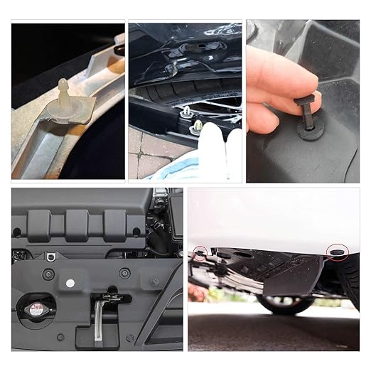 GOOACC - GRC-34 Push Bumper Fastener Rivet Clips with 18 Most Popular Sizes Auto Push Pin Rivets for Benz, BMW, Toyota, Honda