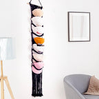 jontell Ball Cap Holder-1 Pack/Up to 14 Caps-Hat Organizer for Baseball Caps Display, Macrame Hat Rack for Wall, Boho Handmad