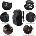 Universal Tactical Vehicle Back Seat Organizer Tactical Backpack with Multi-Pockets MOLLE Backpack