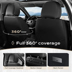 Coverado Car Seat Covers, Front Covers for Cars, Car Seat Cover Front Seats, Automotive Seat Cover, Waterproof, Leather Car S