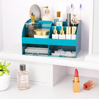 Makeup Organizer with Drawers, Cosmetic Storage for Dresser Vanity and Bathroom Countertop, Beauty Holder for Lipstick Brush,