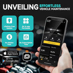 DND Bluetooth OBD2 Scanner - All System Diagnostic Tool for iOS & Android, Code Reader for Cars, Free Updated Vehicle Scan Tool,