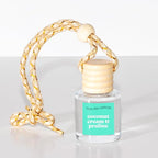 COOLGIRLCANDLES Coconut Cream & Praline Car Hanging Fragrance Oil Diffuser Car Air Freshener Diffuser for Essential Oils, Sce