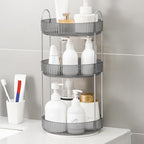 YCIA&DONE 360 Rotating Makeup Organizer and Storage for Vanity Countertop 3 Tiers, High Capacity Cosmetic Skincare Perfume Or