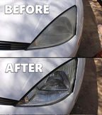 Headlight Restoration Kit - Headlight Cleaner 3-Wipe System, Restores Clarity, Removes Yellowing & Oxidation, Improves Nightt