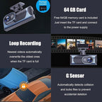 4K Dash Cam Front, WiFi Dash Camera for Cars, Mini Dashcam with Super Night Vision,1.97 Inch Screen, Loop Recording, G-Sensor