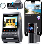 VIOFO A329S 4K 3 Channel Dash Cam, 4K Front + 2K Cabin Fisheye (210°) + 2K Rear, Power Saving Parking Mode, Wi-Fi 6 App Contr