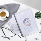 24pcs Mesh Zipper Pouches, A3 Size 17 x 12 inches Waterproof Black Zipper Bags, Water-Resistant Plastic Zipper Pouch for Scho