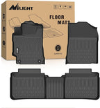 Nilight TPE Floor Mats for Toyota Camry 2015 2016 2017, All Weather Custom Fit Heavy Duty Floor Liners