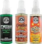 Chemical Guys AIR_301_04 New Car/Leather/Signature Scent Sample Kit, Great for Cars, Trucks, SUVs, RVs, Home, Office & More (