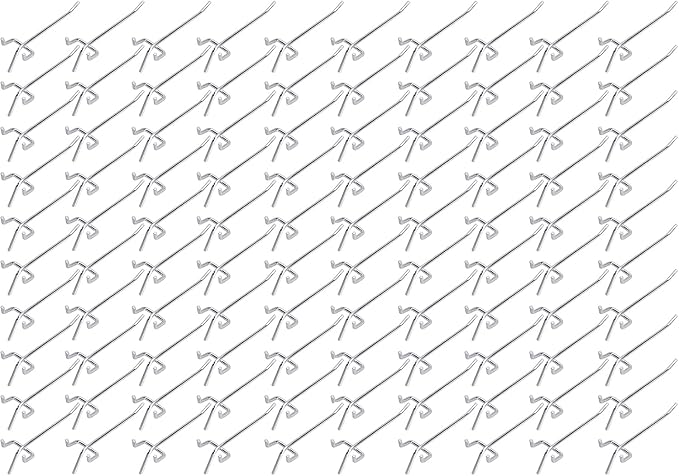 100 Pack PEG Board Pegboard Shelving Hooks 4" Length Wholesale Lot