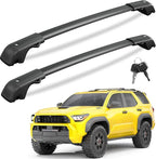 KINGGERI 300LBS Lockable Roof Rack Cross Bars Compatible with Toyota 4Runner 2025 2026 with Raised Side Rails, Aluminum Roof Rails Crossbars Rooftop Cargo Basket Carrier Bag Luggage SUV Accessories