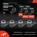 A-Premium 4-PC Reverse Backup Parking Assist Sensor Compatible with Select Mercedes-Benz & Freightliner Models - C250, C300, C350, C63 AMG, E320, E550, GLK350, Sprinter 2500 3500, GL450, S600, CLS550