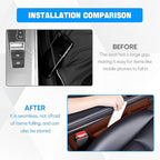 2PCS Car Seat Gap Filler Organizer, Car Seat Organizer, Multifunctional Seat Gap Storage Box for Phone Key, Fill The Gap & Stop Things from Dropping, Universal for Most Vehicles (Dark Brown)