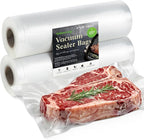 Vacuum Sealer Bags for Food - Seal a Meal Bags Rolls - 8inx20 Rolls 2 Pack - XinBaoLong Commercial Grade Heavy Duty BPA Free 
