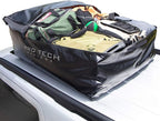 Voyager 18 Cubic Feet Waterproof Car Topper Luggage Carrier - Cargo Carrier for Top of Vehicle, Rooftop Cargo Bag Use with or Without Roof Rack, UV-Protected, 48 x 36 x 18 in, 4 Straps Included
