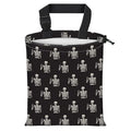 Car Trash Bag Large Hanging Can for Back of Seat, Cute Waterproof Car Garbage Bag for Vehicle, Travelling, Outdoor Cool Skull Human