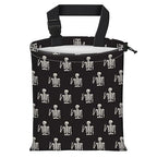 Car Trash Bag Large Hanging Can for Back of Seat, Cute Waterproof Car Garbage Bag for Vehicle, Travelling, Outdoor Cool Skull Human
