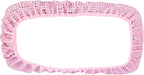 X AUTOHAUX Mirror Accessories Charm Shining Car Rear View Mirror Decorative Cover Faux Crystal Rhinestone Car Interior Trim for Women Pink