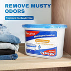 Vacplus Moisture Absorbers - Dehumidifiers for Closet, Efficient Humidity Absorber Boxes Collect Excess Moisture for