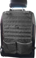 Molle Seat Back Organizer Molle Panel with Truck Gun Rack Tactical Seat Covers for Car Seat Protector Universal Fit SUV Truck Pickup F150 F250