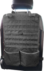 Molle Seat Back Organizer Molle Panel with Truck Gun Rack Tactical Seat Covers for Car Seat Protector Universal Fit SUV Truck Pickup F150 F250